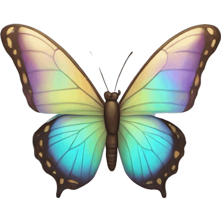 iridescent butterfly emoji