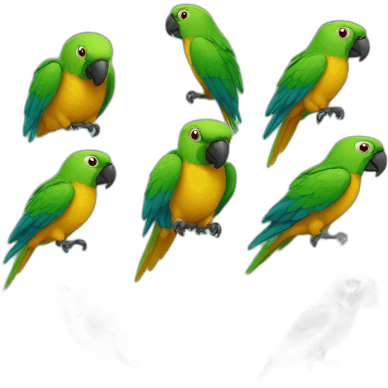 legendary parrot emoji