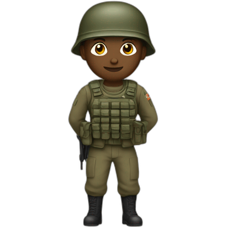 Soldier with charism emoji