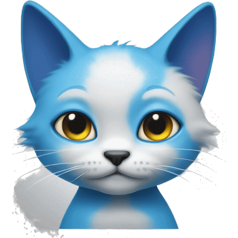 Smurf cat emoji