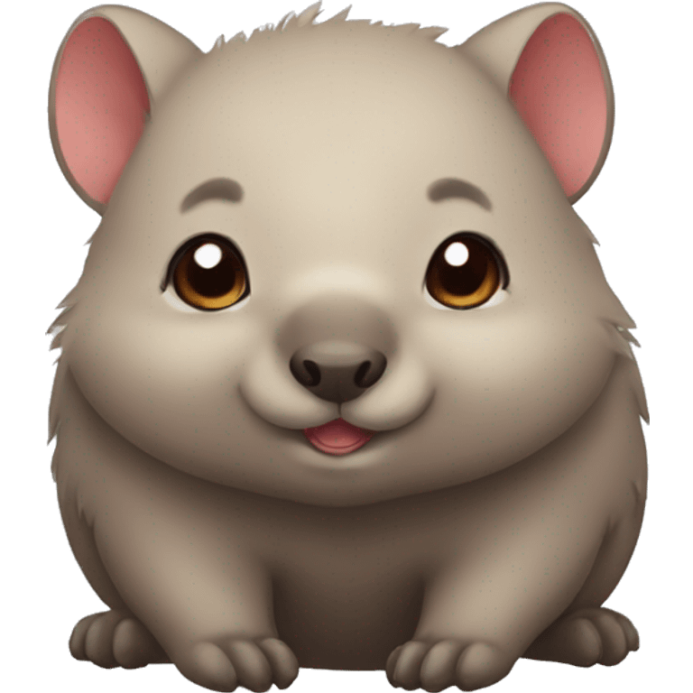 cute anime Wombat emoji