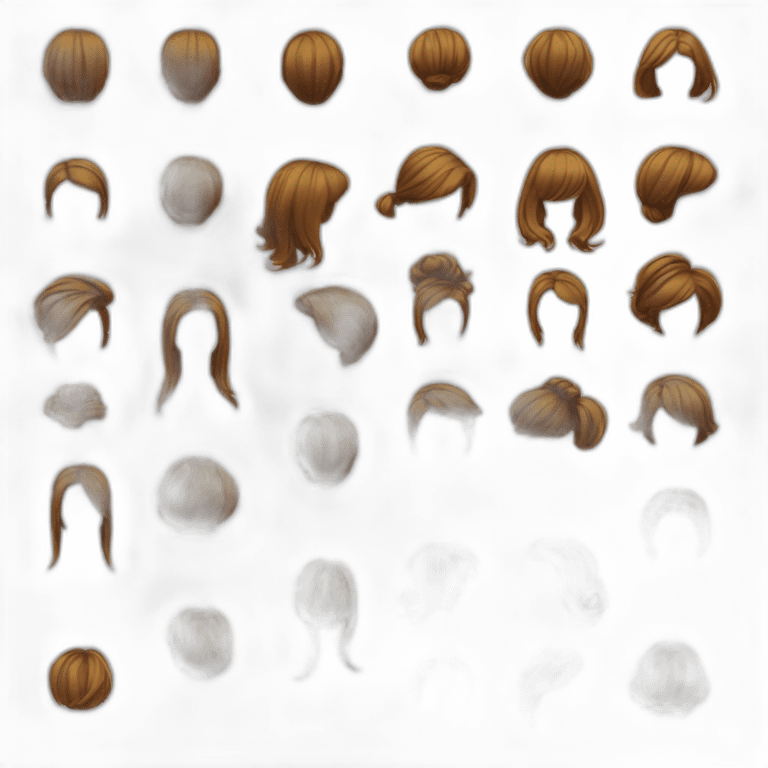 Coiffure dégradé emoji