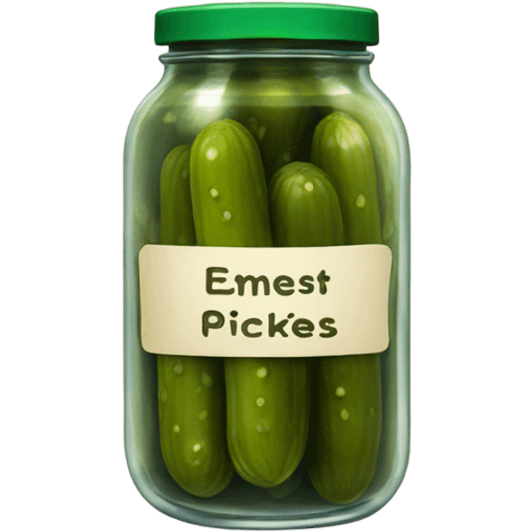 Jar of pickles emoji