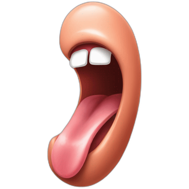 tongue crack emoji