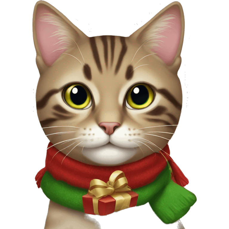 Christmas cat  emoji