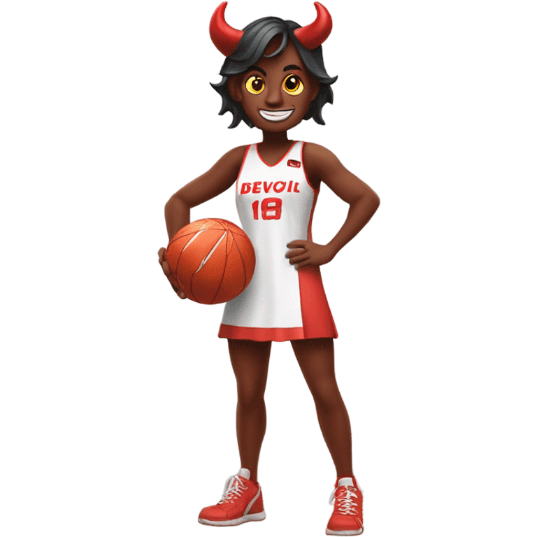 Netball devil emoji