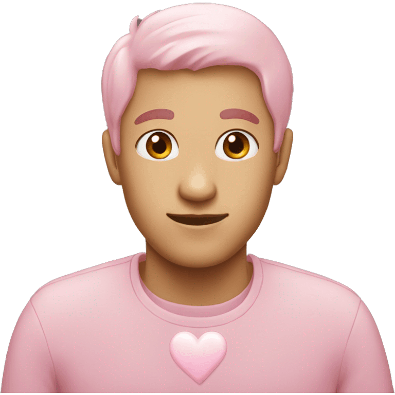 Light pink heart emoji