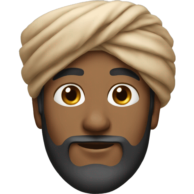 A man wearing an Omani turban emoji