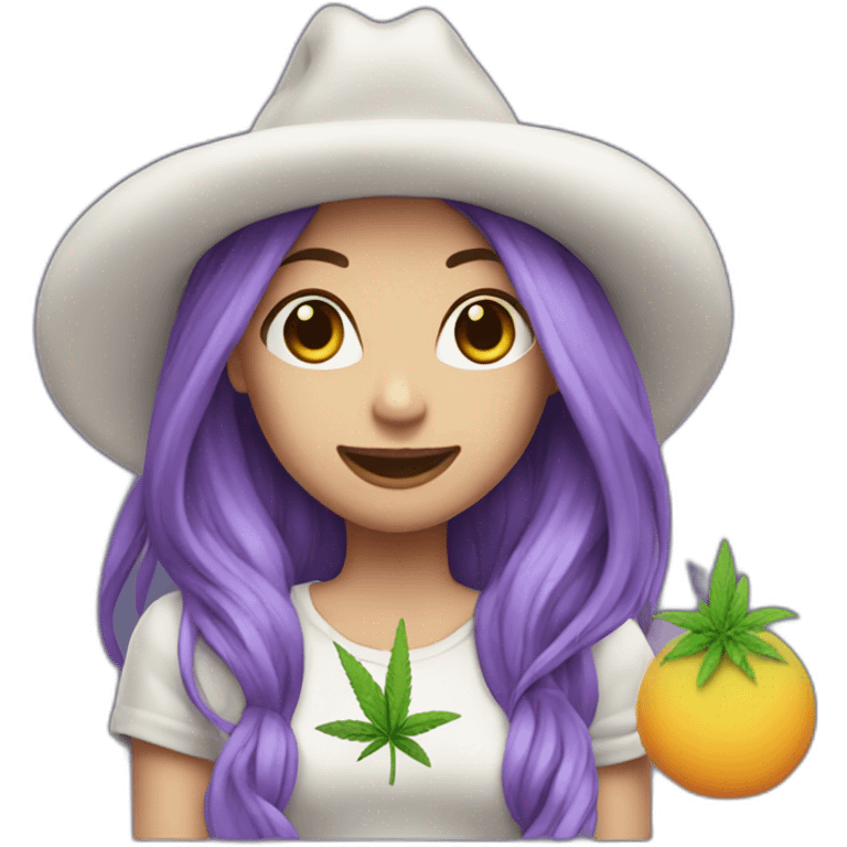 Licorne gril weed emoji