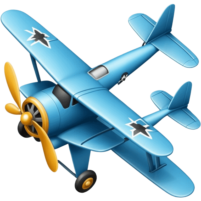 Old style plane bottom view emoji