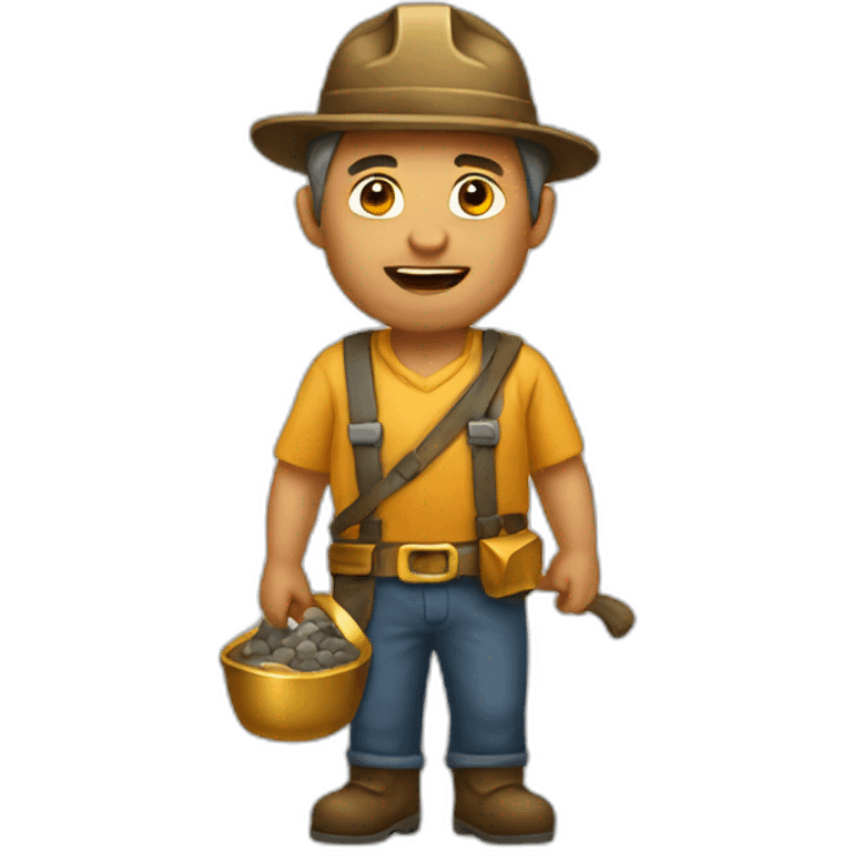 gold miner emoji