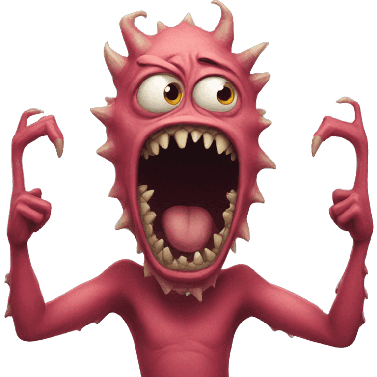 Crazy monster  emoji