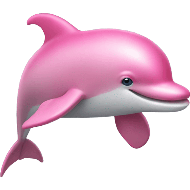 Pink dolphin emoji