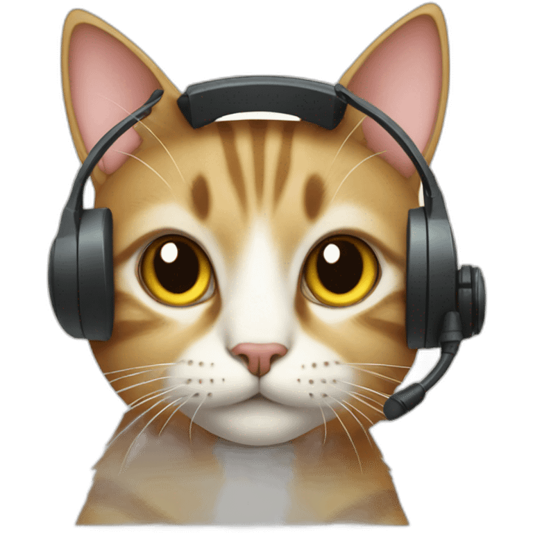 Cat With Radio emoji