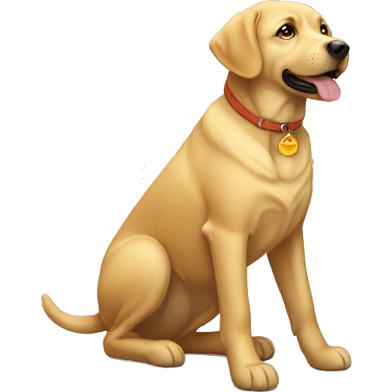 Make a golden Labrador   emoji