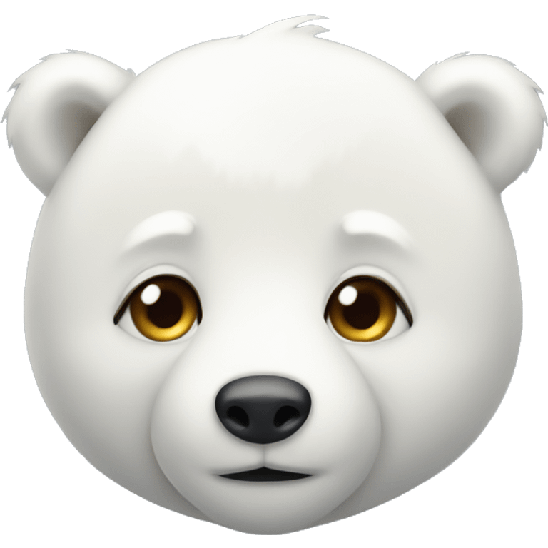 Cute polar bear emoji