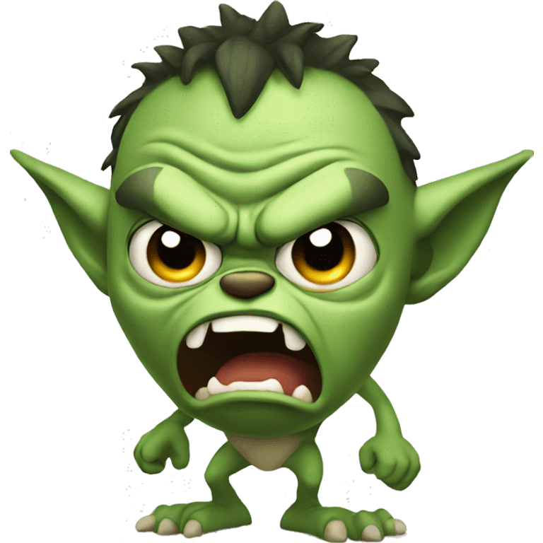 angry gremlin emoji