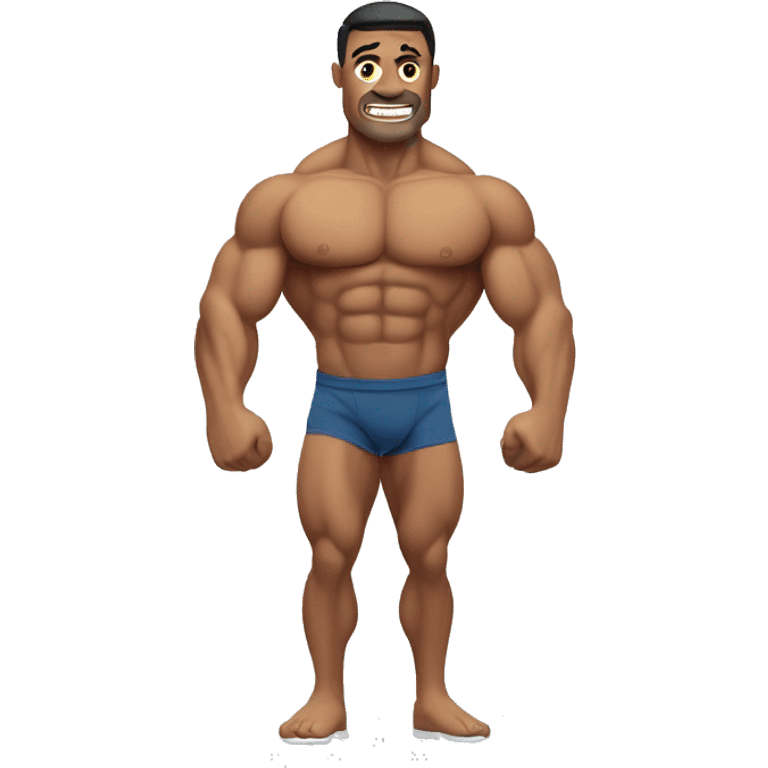 Muscle man emoji