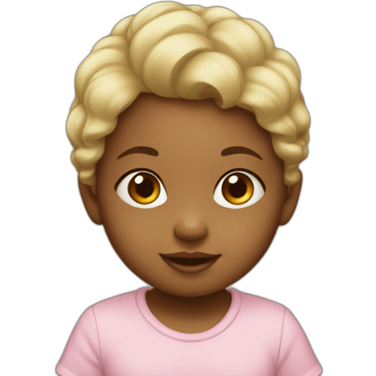 Baby girl olive emoji