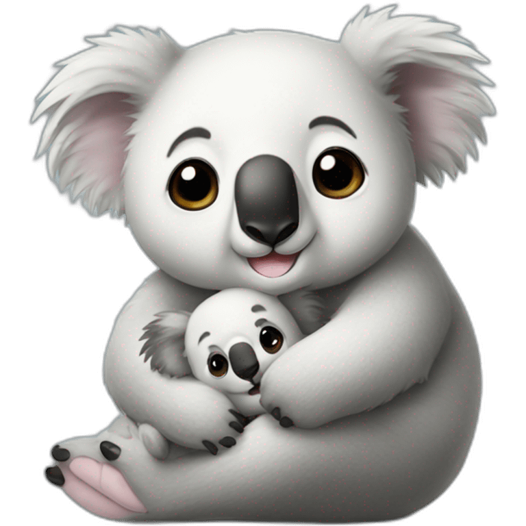 Koala avec panda emoji