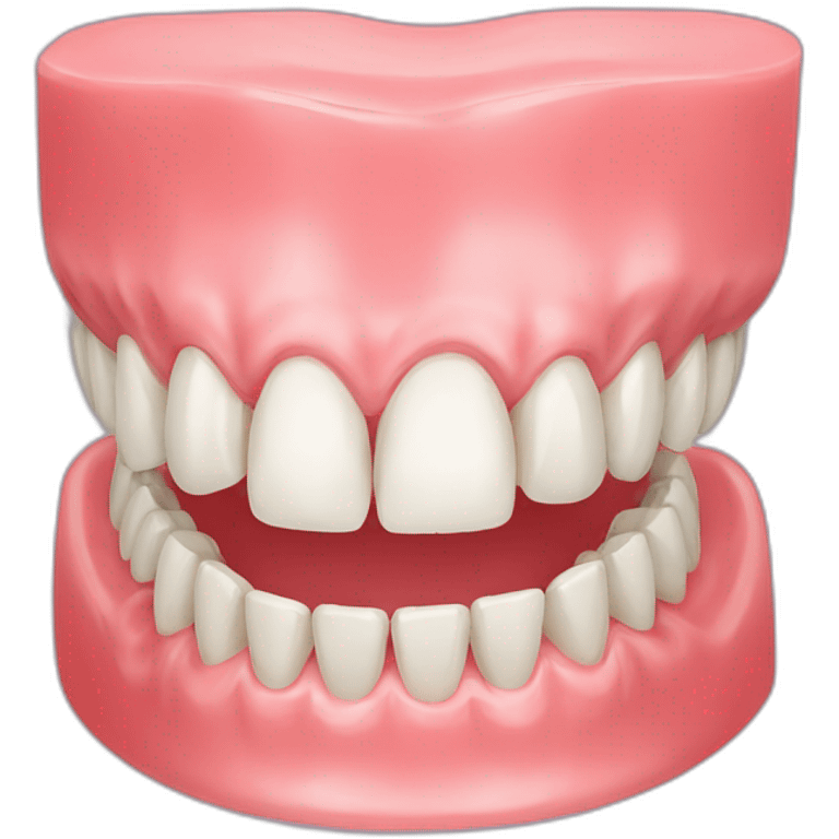 Denture smile emoji