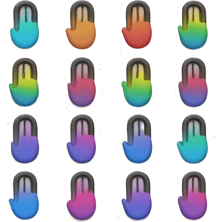 rainbow keys emoji