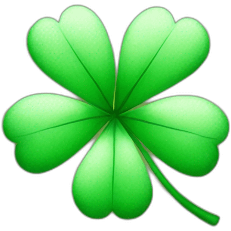 CLOVER 5 leaf emoji