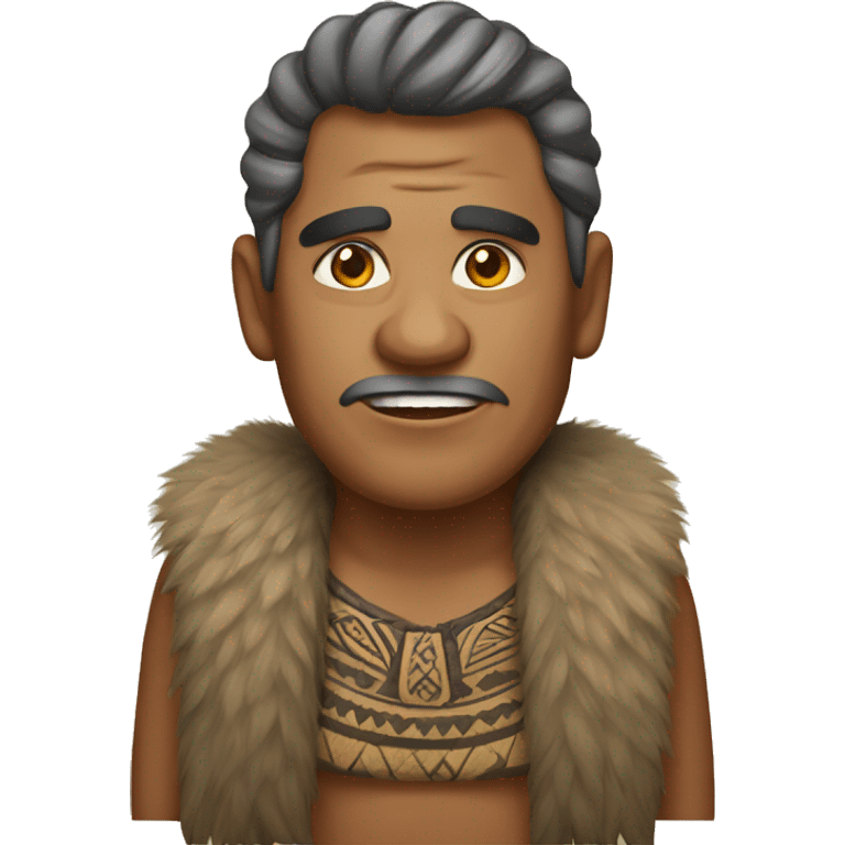 A maori man  emoji