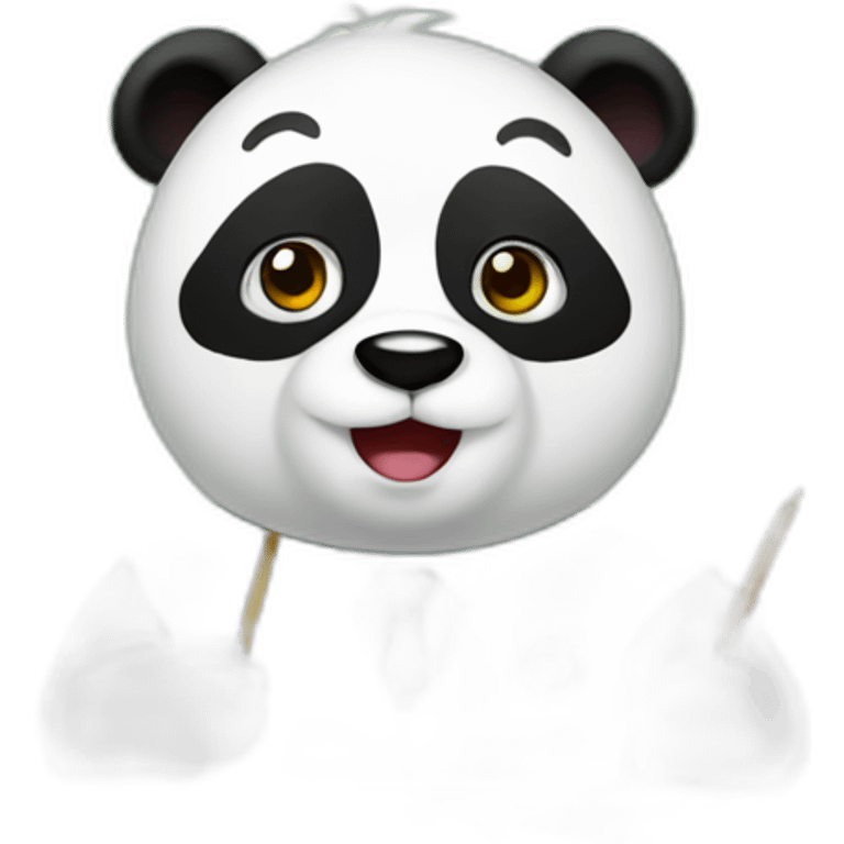 a panda teacher emoji