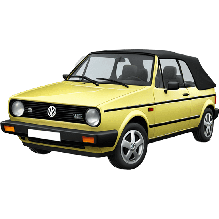 Vw golf 1 cabrio emoji