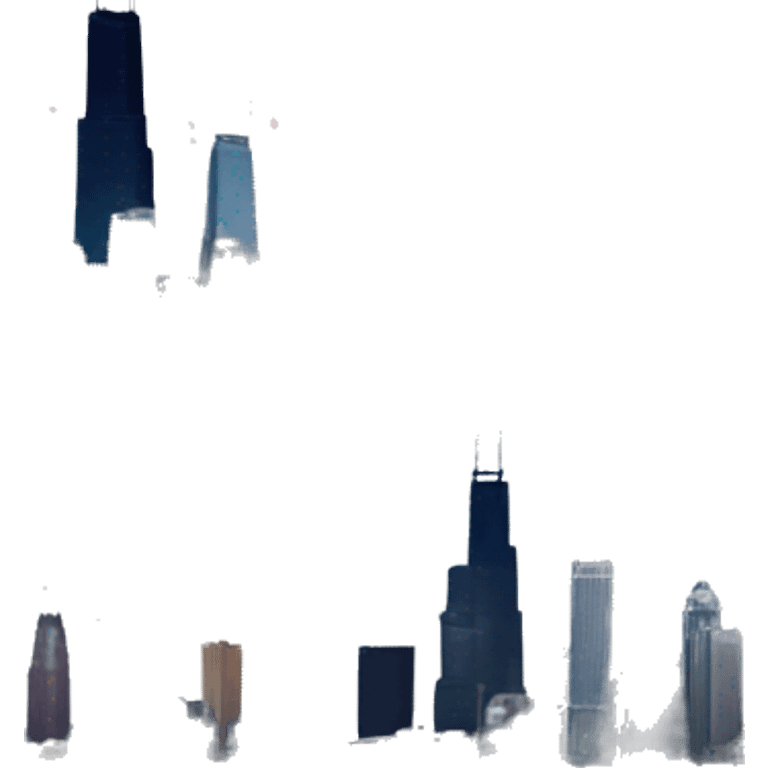 chicago skyline emoji