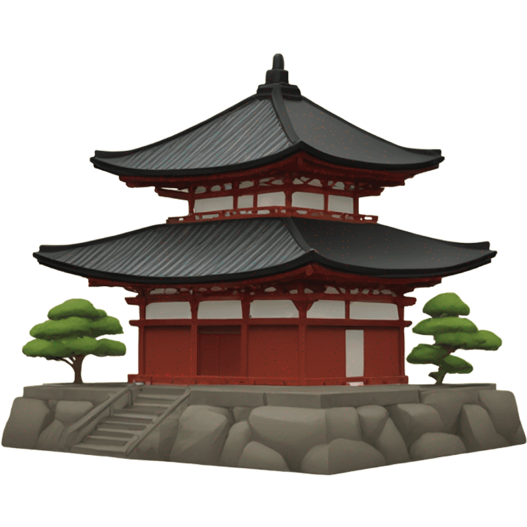 Kyoto temple emoji