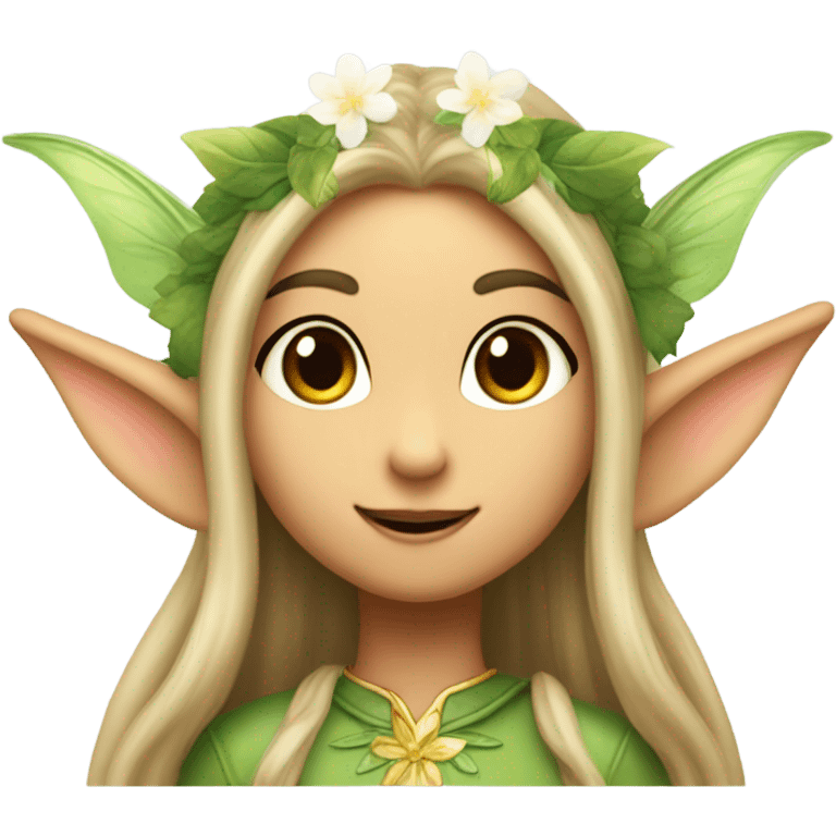 Elf flying emoji