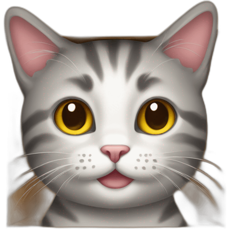 cat from gift box emoji