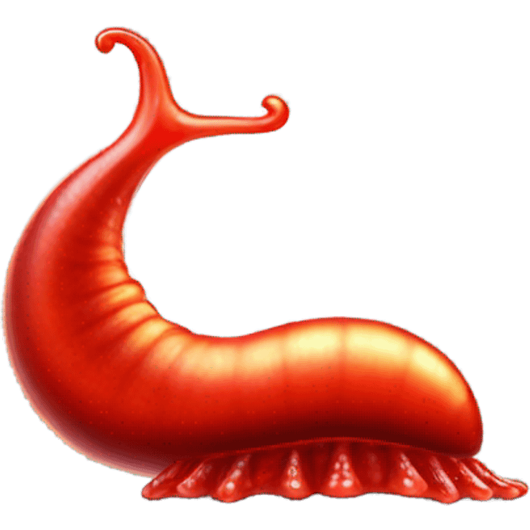 red slug emoji