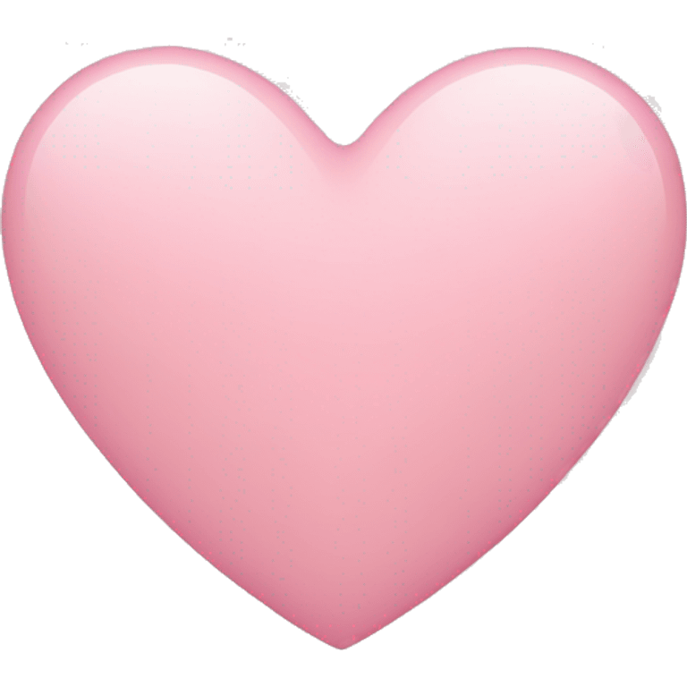 light pink heart emoji