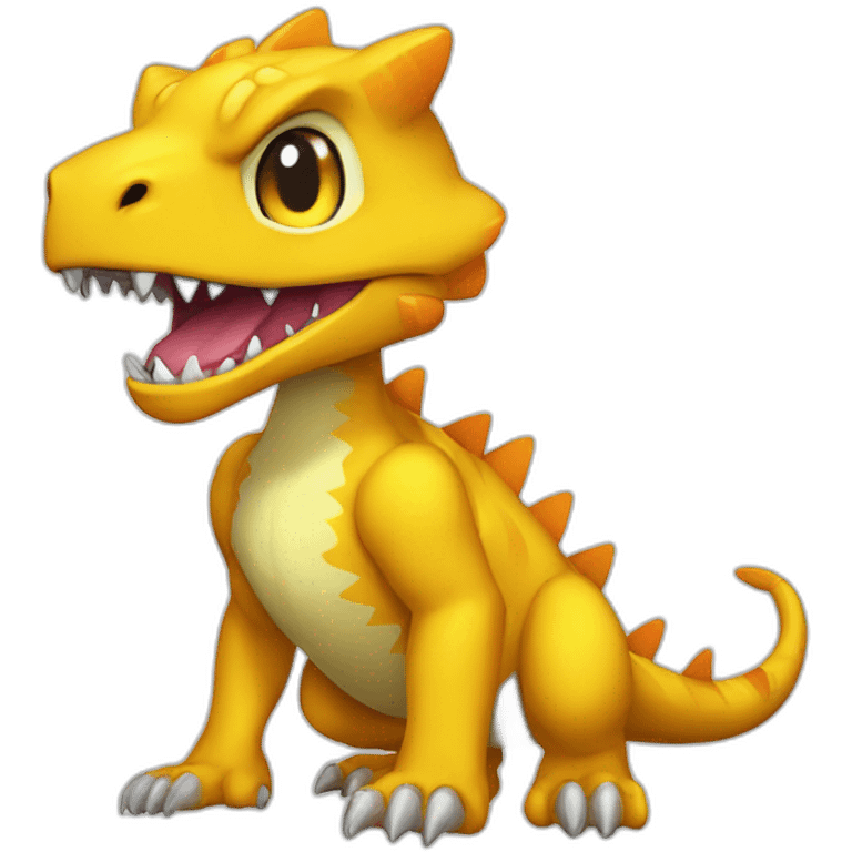 Agumon the digimon emoji