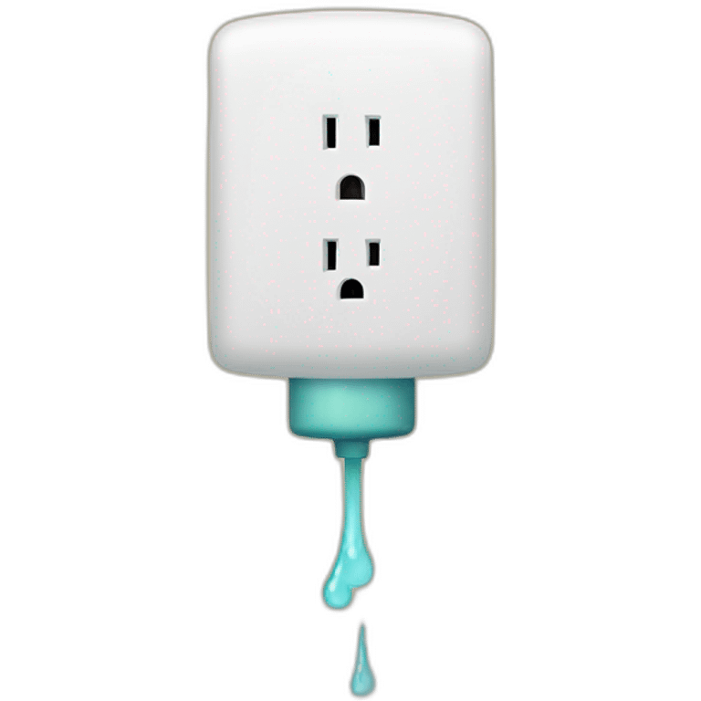 Plug with wather emoji