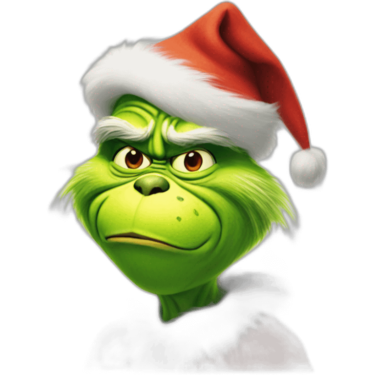 The grinch  emoji