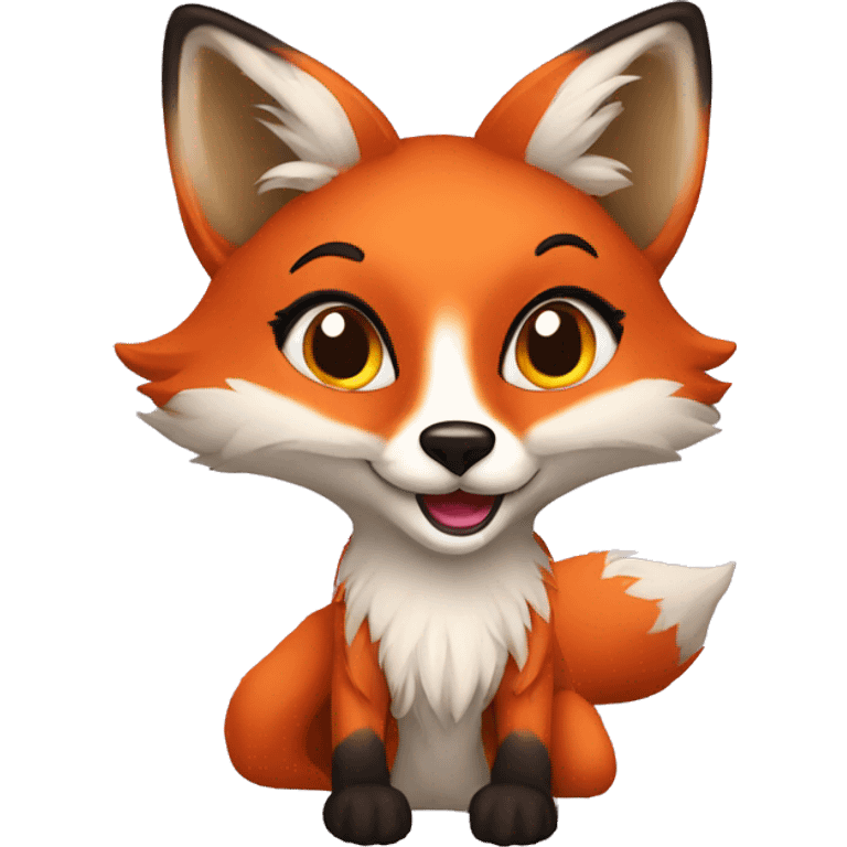 fox in drag emoji