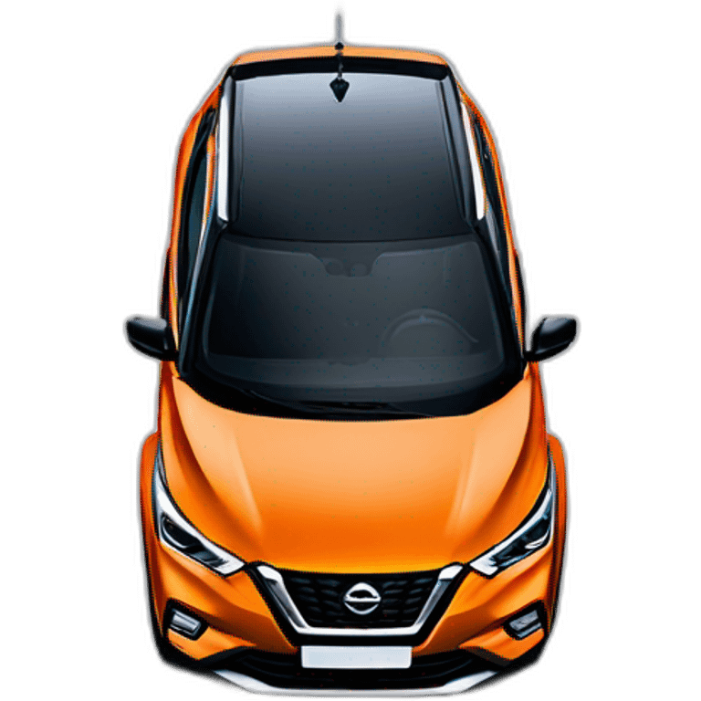 Nissan kicks 2022 front color blue Electric roof black emoji