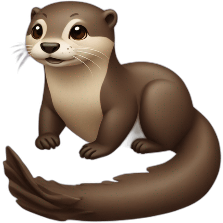 loutre sur tortu emoji