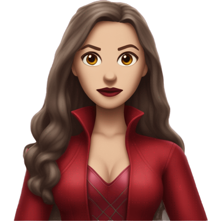 Wanda maximoff ( the scarlet witch) from marvel  emoji