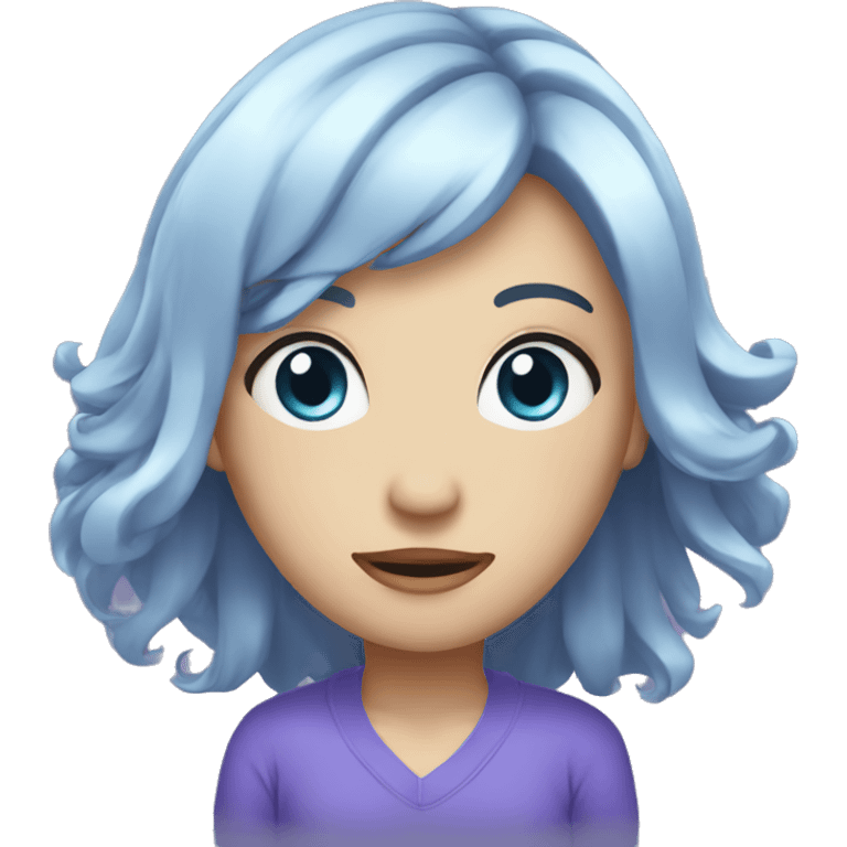  Fibromyalgia Blue Loop emoji