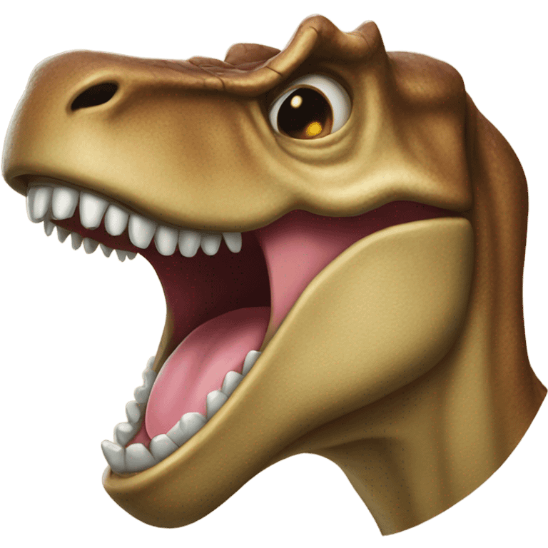 laughing trex head emoji