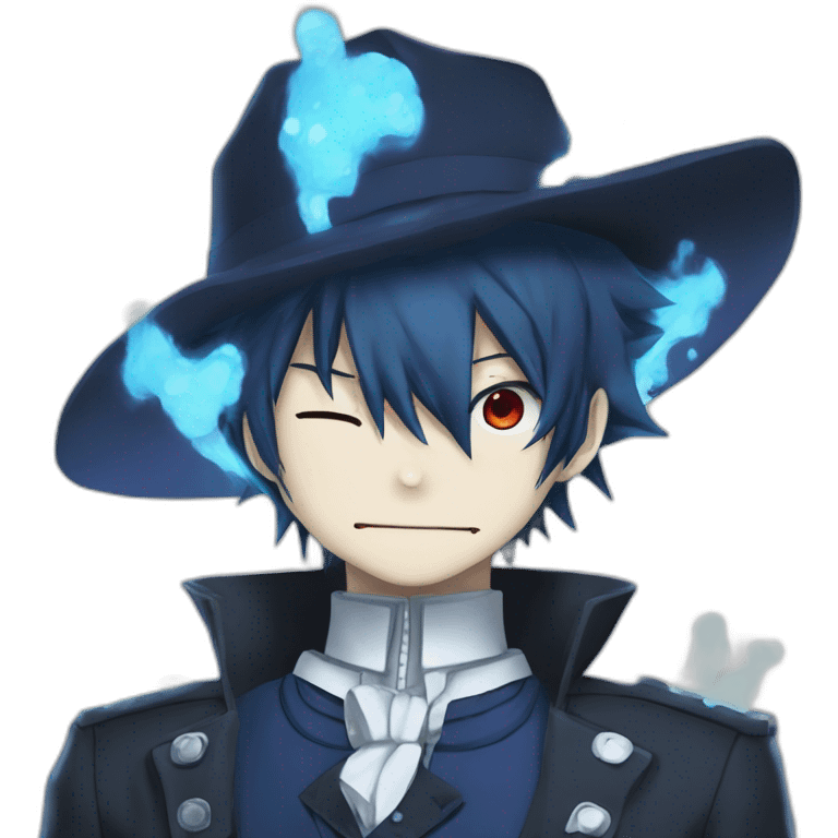 Rin okumura blue exorcist emoji