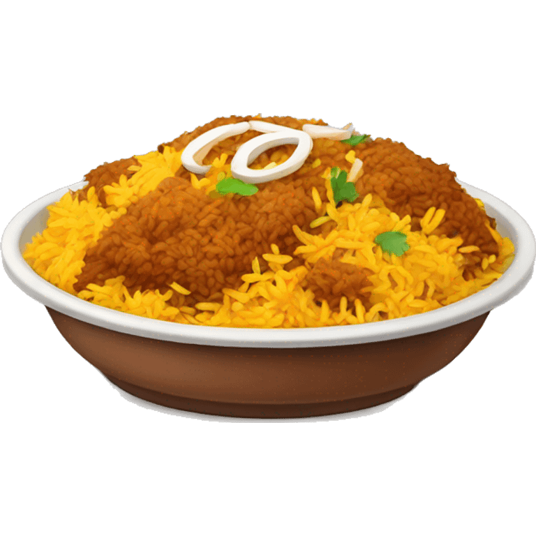 plate of biryani emoji