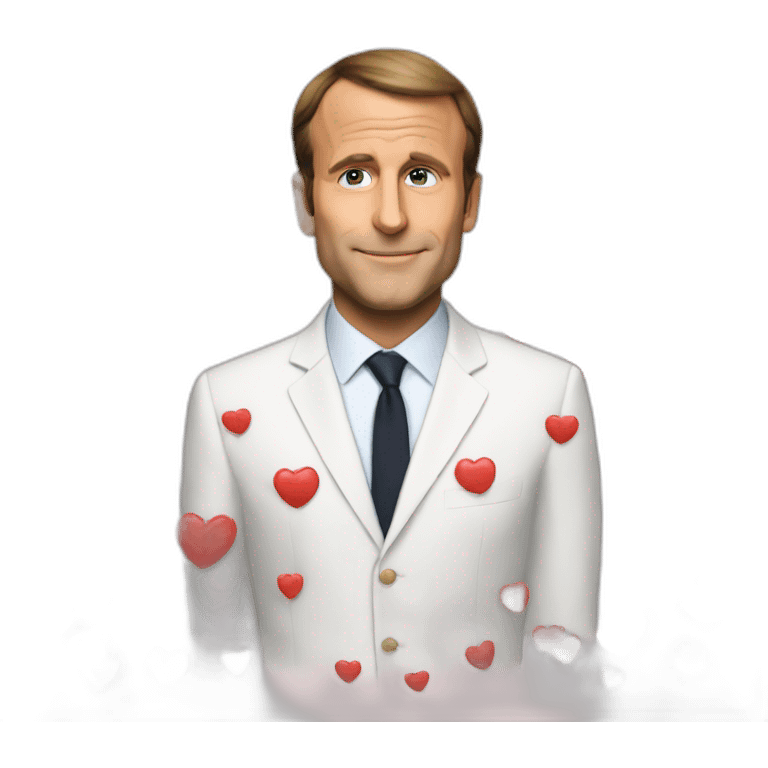 Heart macron emoji