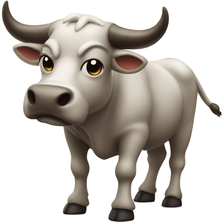 Bull in china shop emoji