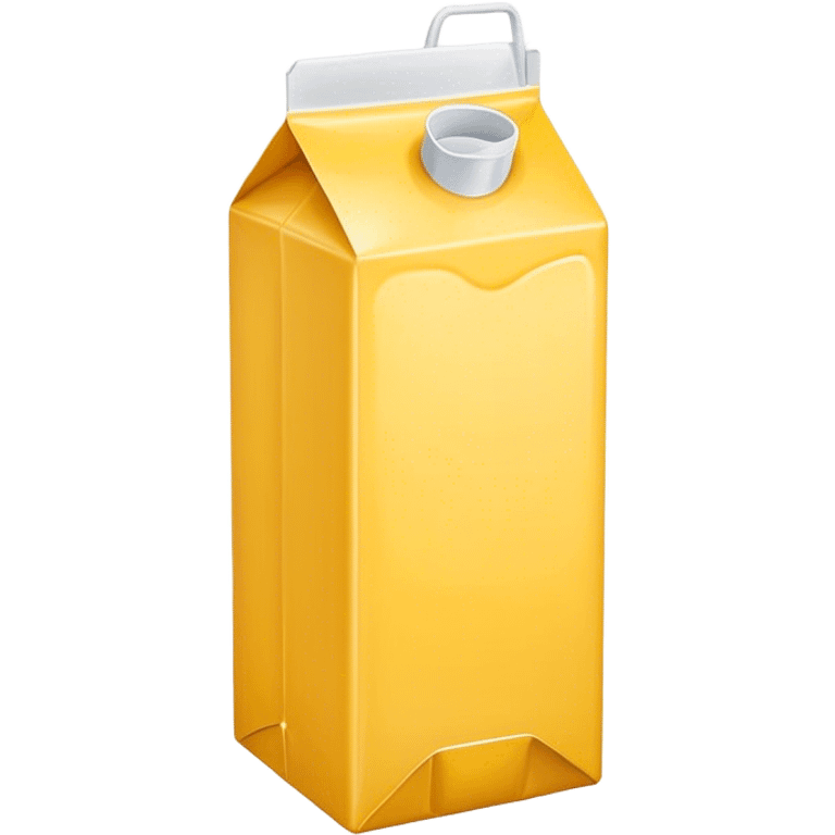 yellow milk carton emoji